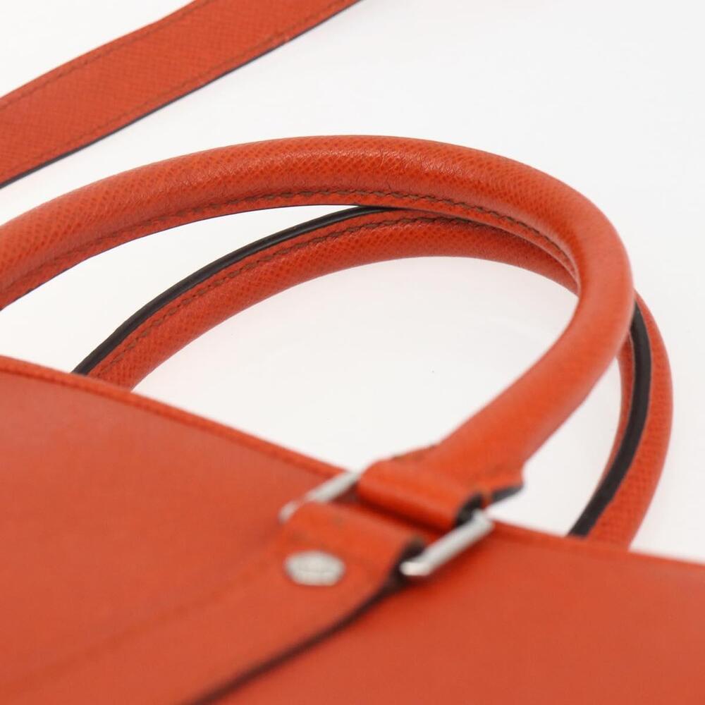 LOUIS VUITTON Taiga Porte Documents Voyage Bag Orange M30637 LV Auth 156354 - Picture 14 of 16